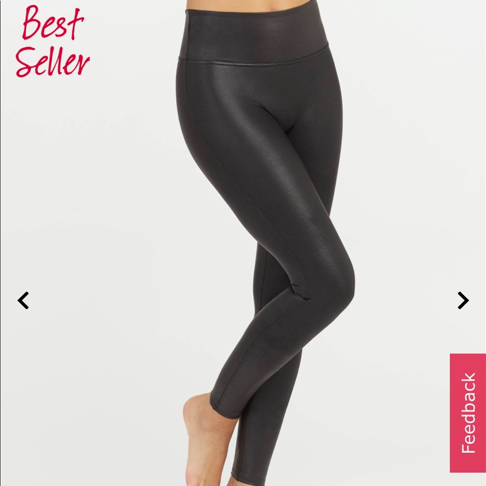 Spanx Faux Leather Leggings